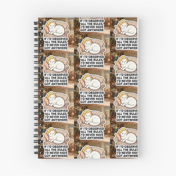Item preview, Marilyn Monroe Inspired Cartoon x Classical Design - Marilyn "White Cat" Monroe - "IF I’D OBSERVED ALL THE RULES, I’D NEVER HAVE GOT ANYWHERE" Quote designed and sold by Donsean22.