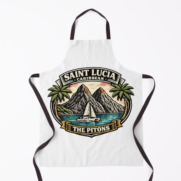 Item preview, Saint Lucia Caribbean Hike Iconic Pitons designed and sold by scicilysimonee.