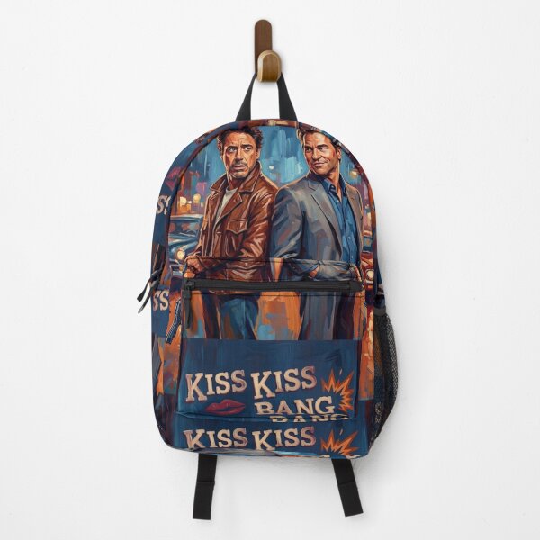 Item preview, Kiss Kiss Bang Bang Retro Neo-Noir Crime Comedy Tribute Art Movie Poster designed and sold by Art's Diner.