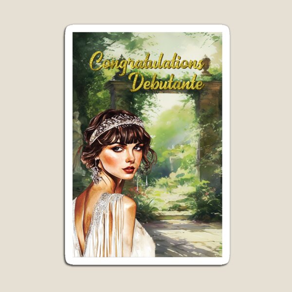 Item preview, Debutante with Arch in Secret Garden designed and sold by InspiredPamjoy.
