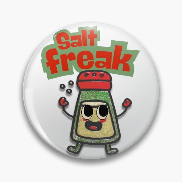 Item preview, Salty POTS Salt Freak Shaker Cartoon Character designed and sold by pulse_retail.