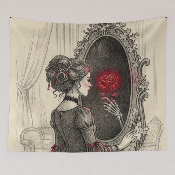 Item preview, The Inner Mirror | Supernatural Gothic Art designed and sold by HeyHas.