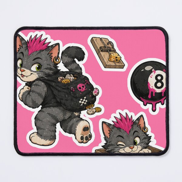 Item preview, Flea VHS KATS Retro Stickers designed and sold by Spore Explorer.