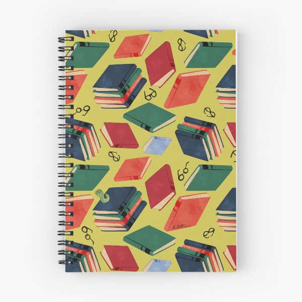 Item preview, Colorful Book Lover Pattern with Reading Glasses designed and sold by studioaudrea.