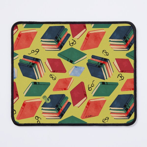 Item preview, Colorful Book Lover Pattern with Reading Glasses designed and sold by studioaudrea.