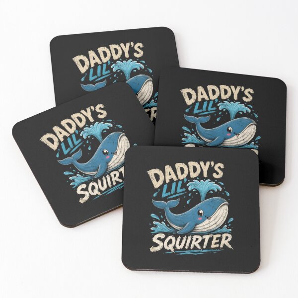 Item preview, Daddy's Lil Squirter Funny New Dad Whale Fatherhood Daddys designed and sold by HumansStuck12.