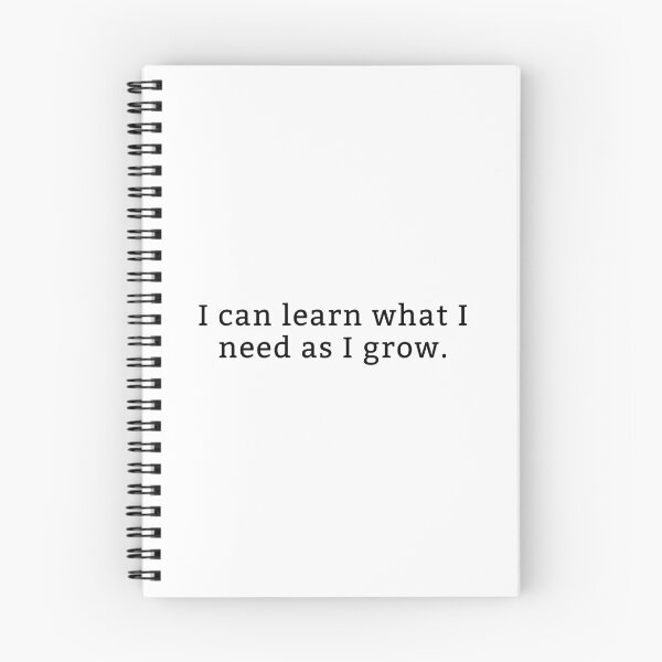 Item preview, Affirmation: I Can Learn As I Grow designed and sold by thinkyskunk.