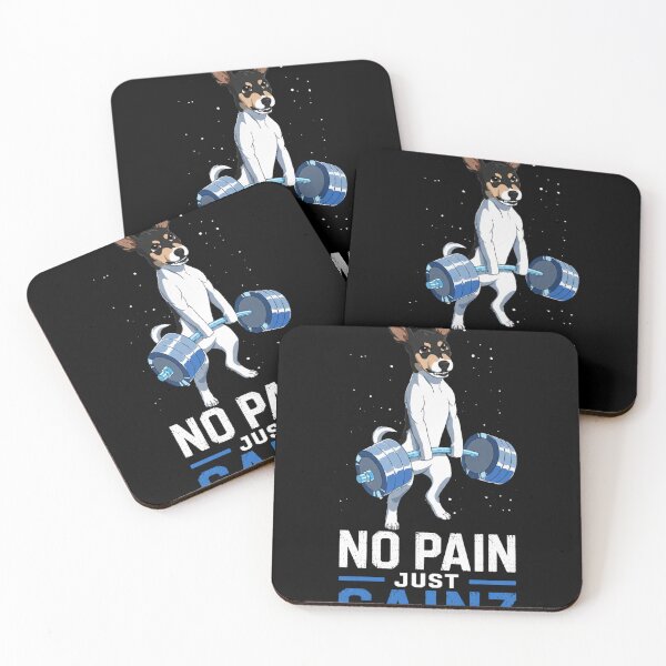 Item preview, No Pain Just Gainz Funny Dog Weightlifting Gym Motivation designed and sold by Digistore1221.