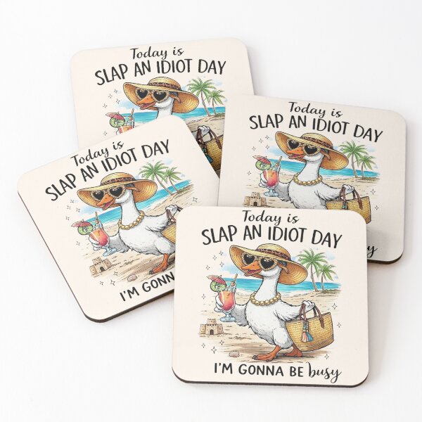 Item preview, Funny Summer Goose At The Beach Today Is Slap An Idiot Day, I'm Gonna Be Busy designed and sold by legendaryskins.