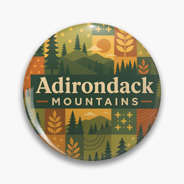 Item preview, Adirondack Mountains designed and sold by Broken Antler Designs .