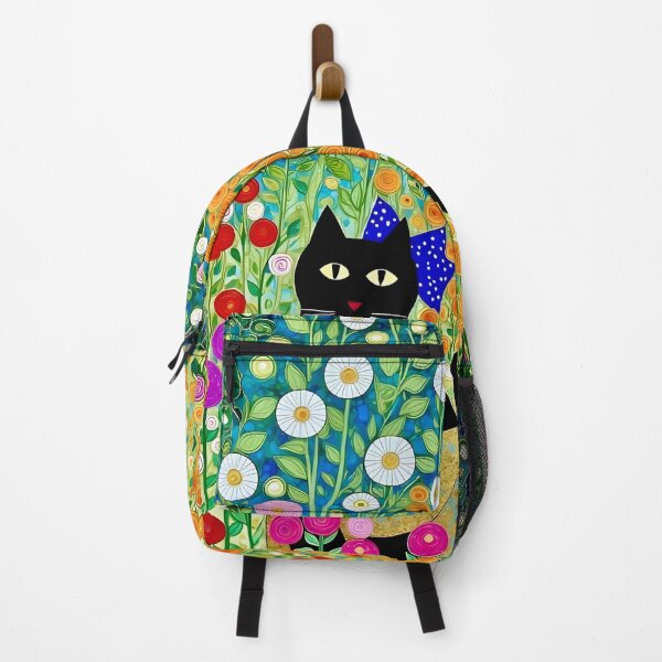 Item preview, Klimt Cat in Flower Garden designed and sold by Vicky Brago-Mitchell®.