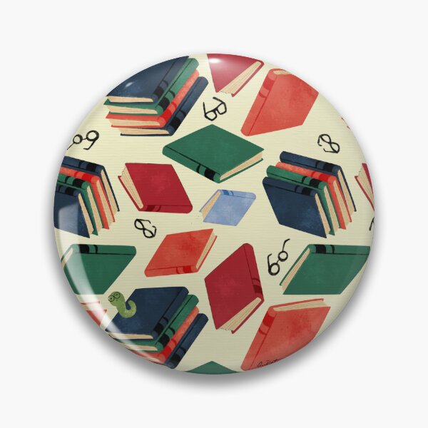 Item preview, Colorful Books & Reading Glasses Seamless Print designed and sold by studioaudrea.