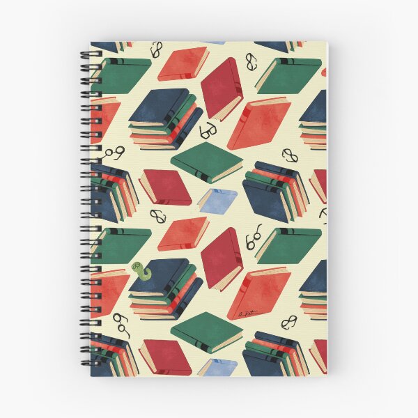 Item preview, Colorful Books & Reading Glasses Seamless Print designed and sold by studioaudrea.