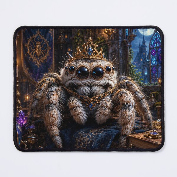 Item preview, Royal Jumping Spider in a Gothic Chamber designed and sold by Weirdwildco69.