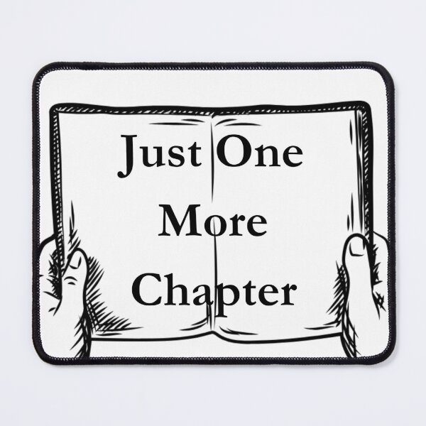 Item preview, Just One More Chapter Book Lover Line Art designed and sold by KrystekShop.