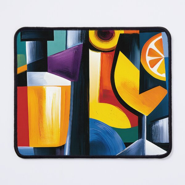 Item preview, Abstract Cocktail Collection - Bold Geometric Mixology in Vibrant Contemporary Color designed and sold by OlfactoART Studio.