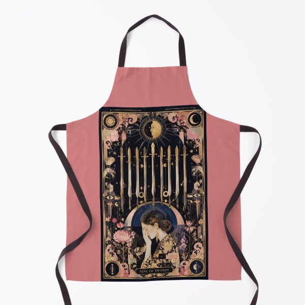 Item preview, Nine of Swords - Midnight Garden, Klimt Tarot and Soul Healing designed and sold by Natalia-Vlad.