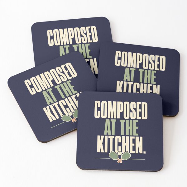 Item preview, Composed at the Kitchen - Pickleball Quote designed and sold by GoverArt.