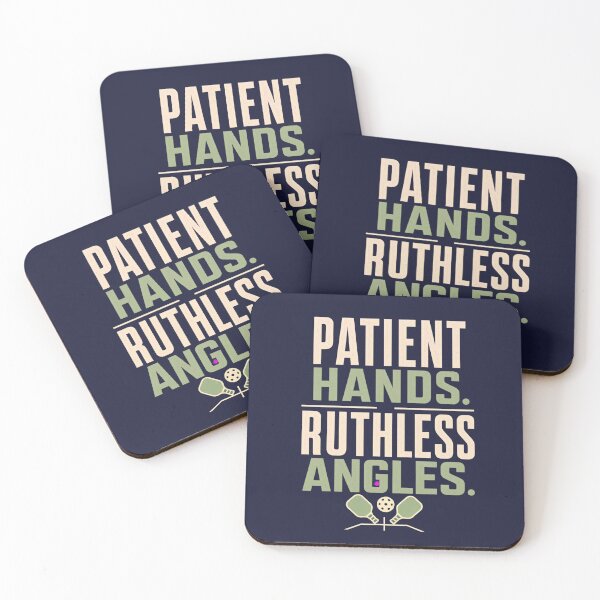 Item preview, Patient Hands Ruthless Angles - Pickleball designed and sold by GoverArt.