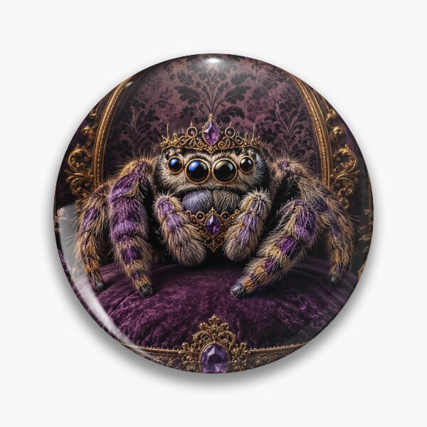 Item preview, Regal Jumping Spider in Gothic Opulence designed and sold by Weirdwildco69.