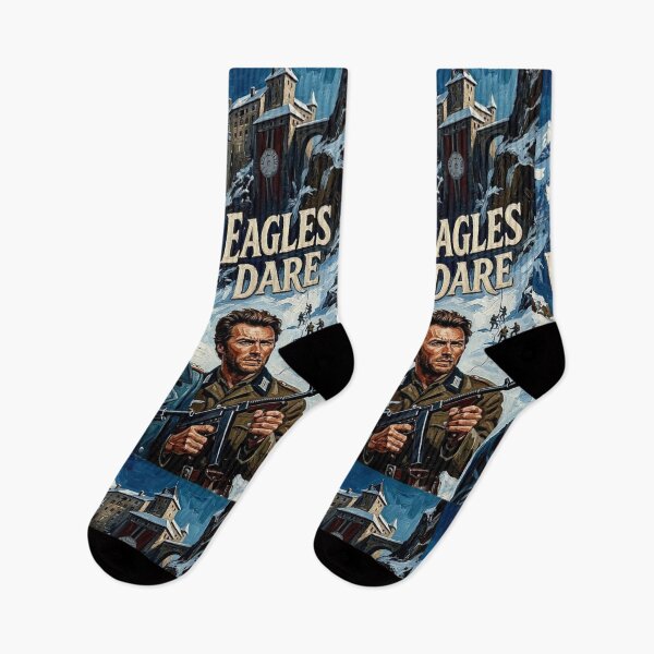 Item preview, Where Eagles Dare Retro WWII Military Action Adventure Tribute Art Movie Poster designed and sold by Art's Diner.