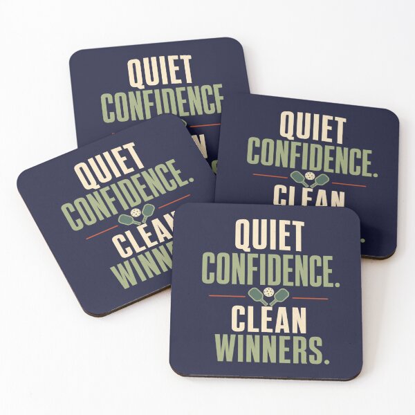 Item preview, Quiet Confidence Clean Winners - Pickleball designed and sold by GoverArt.
