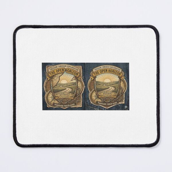 Item preview, The Open Horizon — Freedom Through Exploration Vintage Landscape Adventure Sticker designed and sold by VikrantCreative.