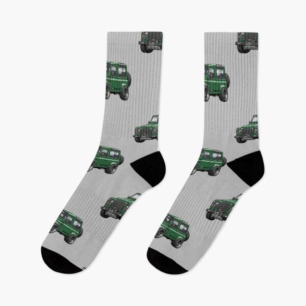 Item preview, Custom Land Rover Defender 90 Lowered Green Slammed SUV Illustration designed and sold by Motorline44.
