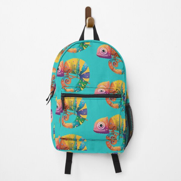 Item preview, Colorful Rainbow Chameleon Lizard Psychedelic Reptile designed and sold by Karin Taylor.