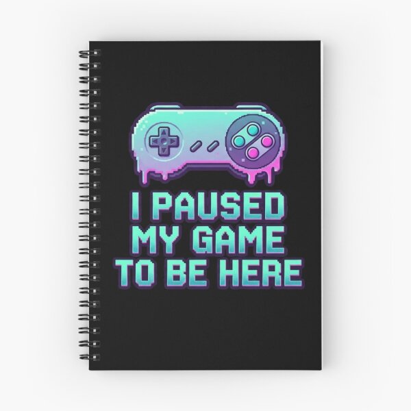 Item preview, I Paused My Game To Be Here Pixel Art Retro Controller Gaming Meme designed and sold by lzxzxl.