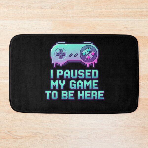Item preview, I Paused My Game To Be Here Pixel Art Retro Controller Gaming Meme designed and sold by lzxzxl.