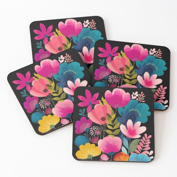Item preview, Modern Floral Bouquet – Colorful Scandinavian Flower Illustration designed and sold by UUniqueIImprint.