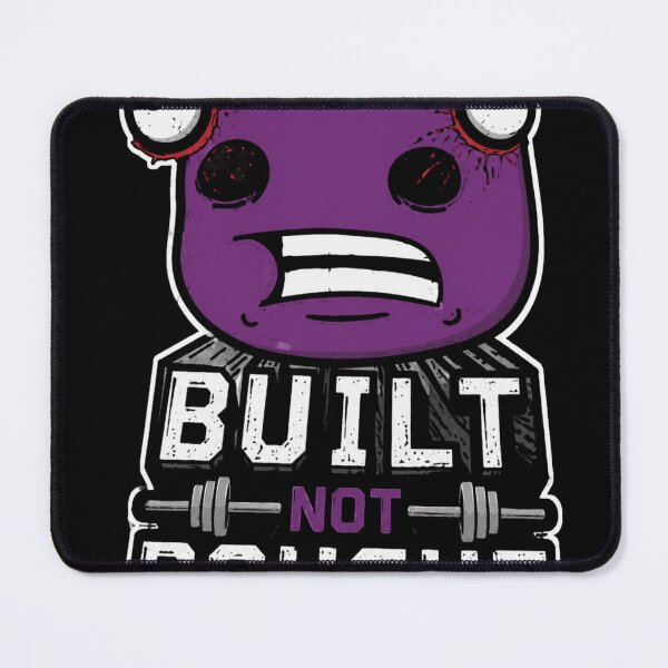 Item preview, Built Not Bought Funny Purple Monster Gym Motivation Design designed and sold by Digistore1221.