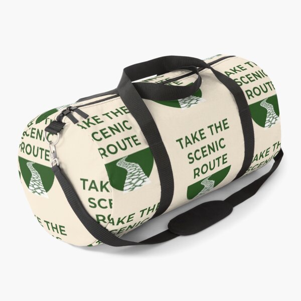Item preview, Take The Scenic Route Minimalist Winding Path Nature Quote designed and sold by Digital-Thought.