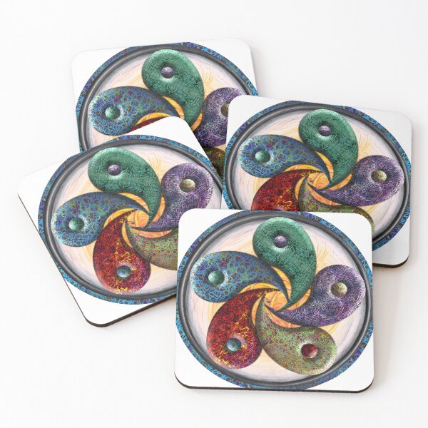 Item preview, Karma 5 elements, green on top designed and sold by AJLeibengeist.
