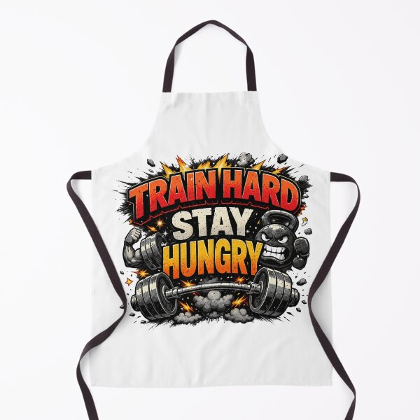 Item preview, Train Hard Stay Hungry Gym Motivation Weightlifting Design designed and sold by Digistore1221.