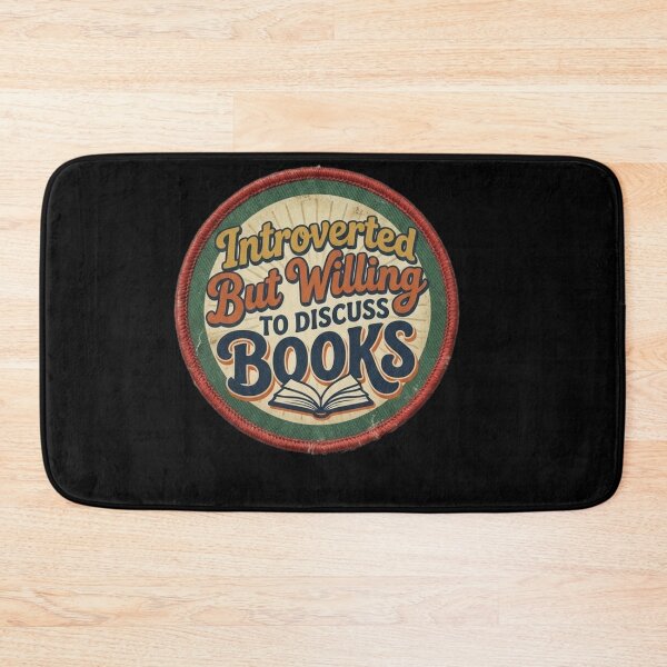 Item preview, Introverted But Willing to Discuss Books Retro Reader. designed and sold by  BreedCraft Studio.