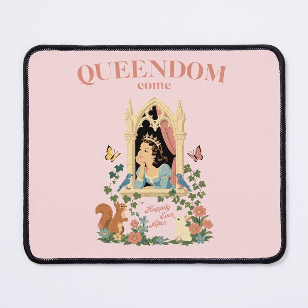 Item preview, Queendom Come. Feminist Retro Princess Poster. Vintage 1950s Graphic  designed and sold by BorysMano.
