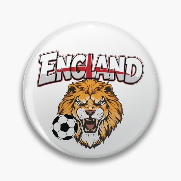 Item preview, England Lion Sports Mascot Soccer T-Shirt designed and sold by Sarah'sCreativeLab.