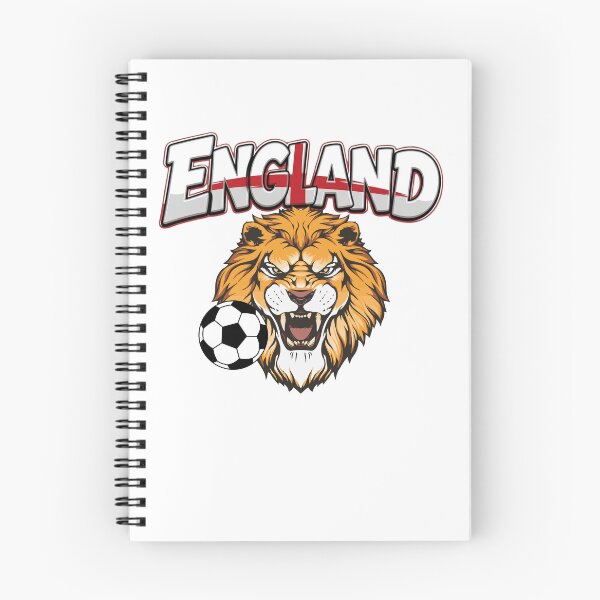 Item preview, England Lion Sports Mascot Soccer T-Shirt designed and sold by Sarah'sCreativeLab.