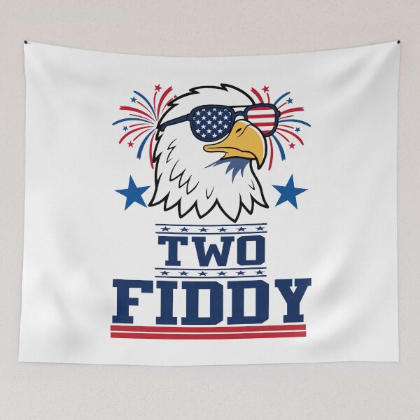 Item preview, Two Fiddy Patriotic Eagle America Anniversary Celebration Humor designed and sold by FreshVibe Prints.