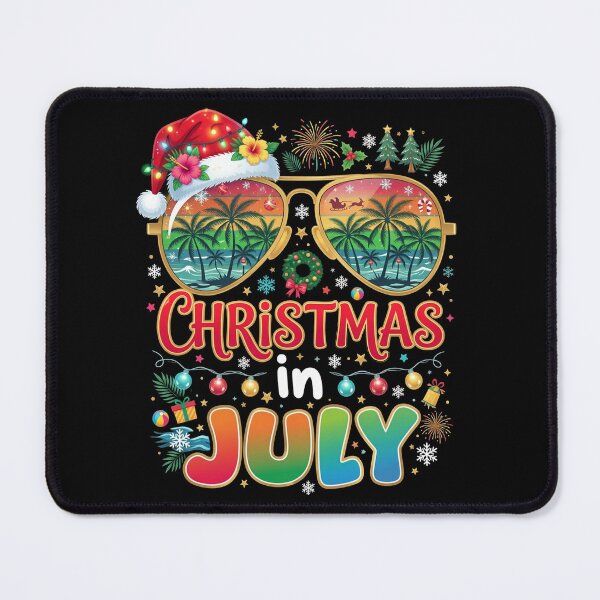 Item preview, Funny Santa Hat Sunglasses Christmas in July Men Women Kids designed and sold by CallDesign.