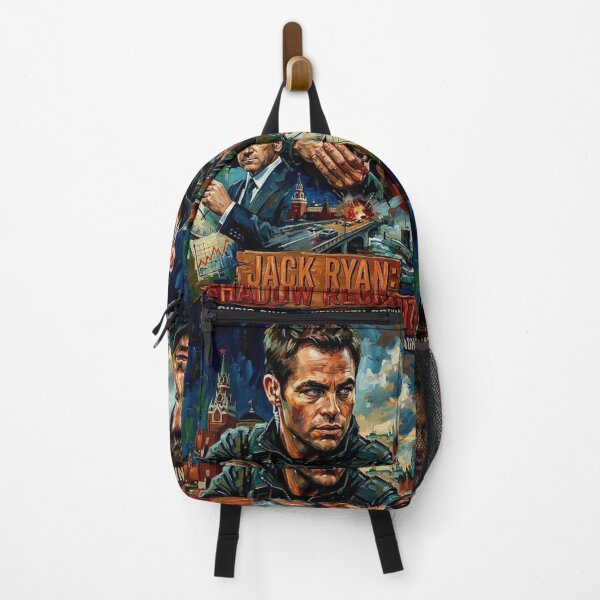 Item preview, Jack Ryan Shadow Recruit Retro Espionage Action Thriller Tribute Art Movie Poster designed and sold by Art's Diner.