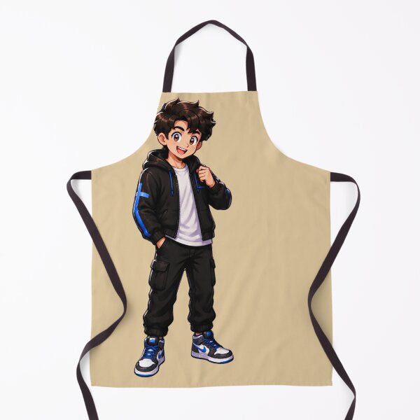 Item preview, Cute Anime Boy in Black Hoodie designed and sold by Ajichofshop.