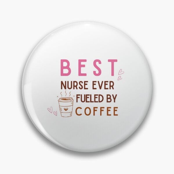 Item preview, Best Nurse Ever Fueled by Coffee Funny Nurse Gift designed and sold by luckyhue.