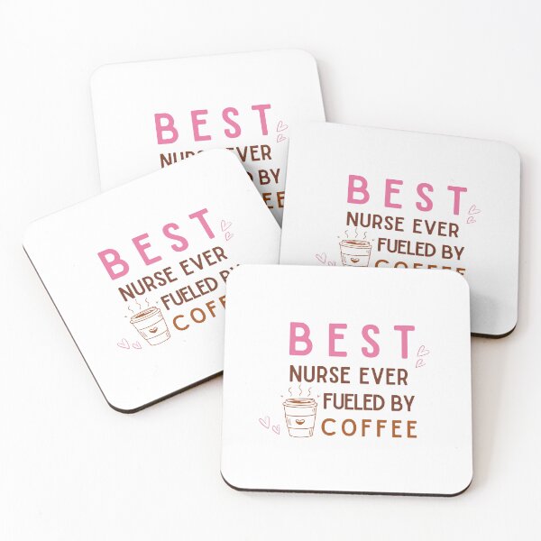 Item preview, Best Nurse Ever Fueled by Coffee Funny Nurse Gift designed and sold by luckyhue.
