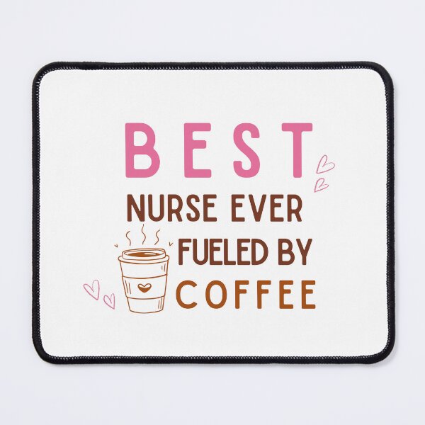 Item preview, Best Nurse Ever Fueled by Coffee Funny Nurse Gift designed and sold by luckyhue.