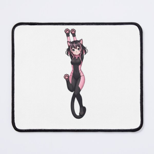 Item preview, Cute Anime Cat Girl Stretching Pose designed and sold by Ahmedsyde.