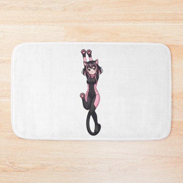 Item preview, Cute Anime Cat Girl Stretching Pose designed and sold by Ahmedsyde.