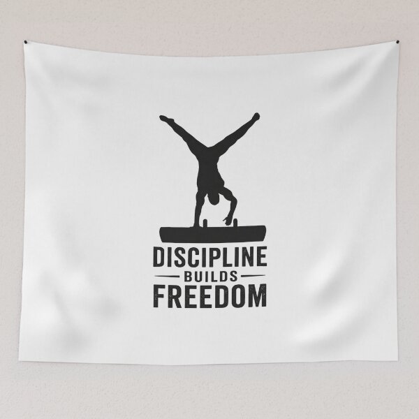 Item preview, Discipline Builds Freedom Calisthenics Gym Motivation Design designed and sold by Digistore1221.